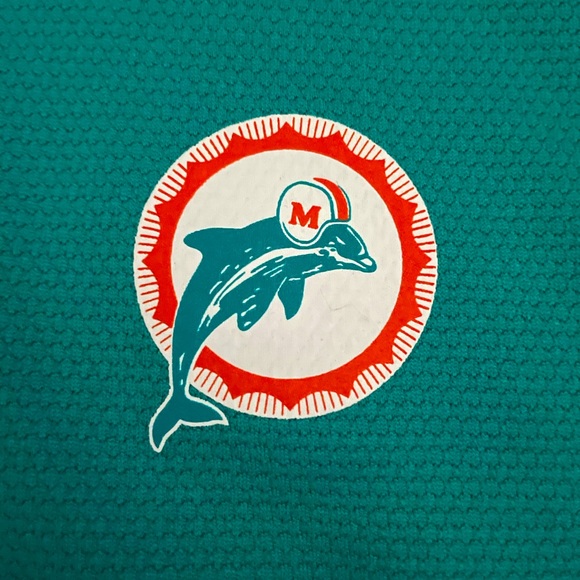 COPY - Nike Flex Miami Dolphins NFL On-Field Polo Shirt Dri-FIT Teal (LG) - Picture 5 of 8